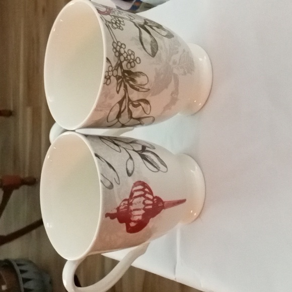 LENOX American by Design Set Of Vintage Jubilee Alice Drew Christmas Mugs - Picture 2 of 4